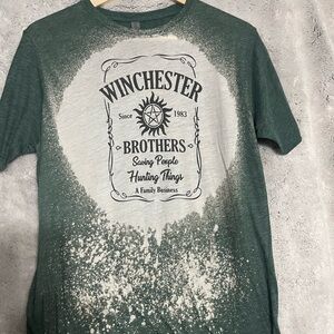 ETSY Purchase Winchester Brothers Green t-shirt
